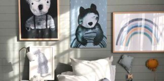 art in bedroom