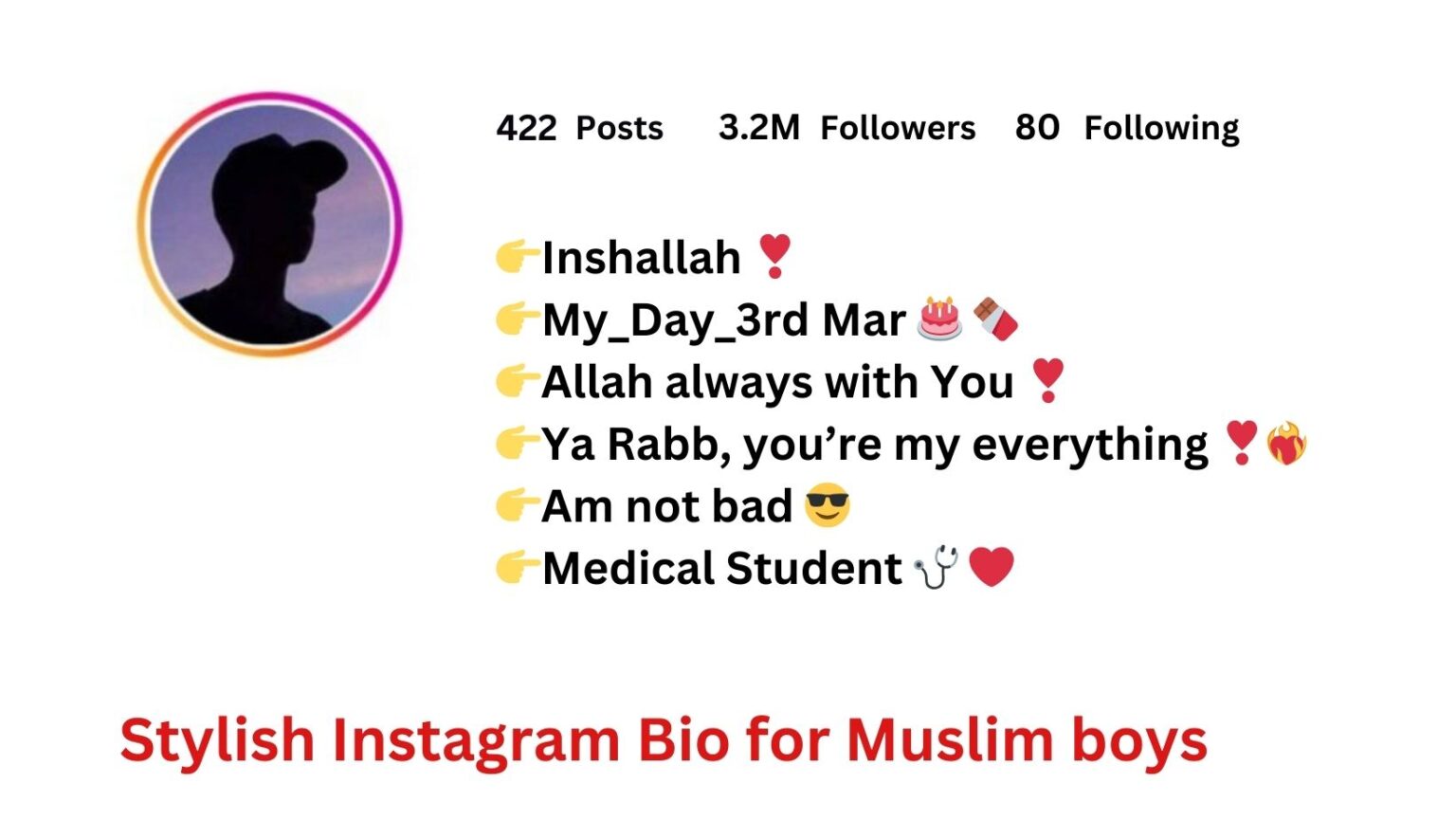 200+ Instagram Bio for Muslim Boys (Unique Islamic Bio)